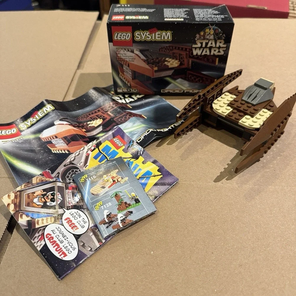 Lego Star Wars 7101 7110 71111 7121 7128 7150 7140 7131 7141  COMPLETE Box LOT